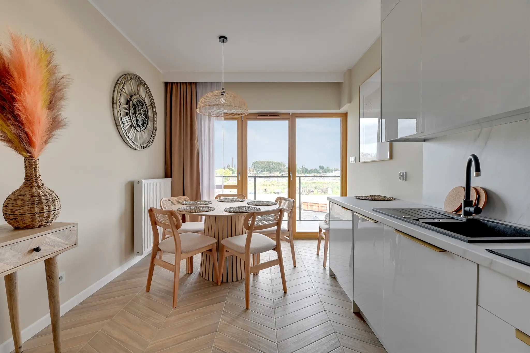 Strefa wypoczynku w apartamencie — Nadmotławie, Gdańsk