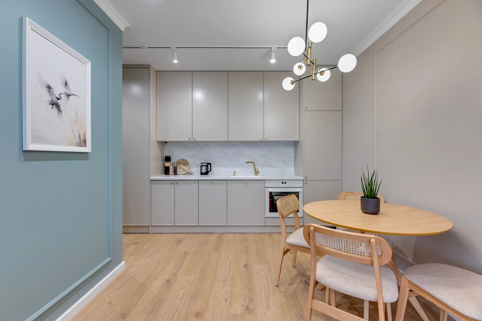 Strefa snu w apartamencie — Nadmotławie, Gdańsk