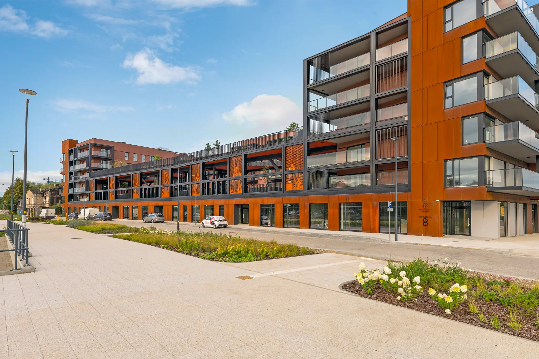 Architektura Nadmotławia przy nabrzeżu — Nadmotławie, Gdańsk
